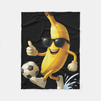 Banana Soccer  Fleecedecke
