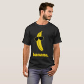 Banana Sonnenbrille Funny Cool Banana T-Shirt (Vorne ganz)
