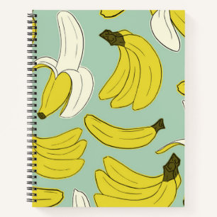 Banana Spiral Notebook Notizblock