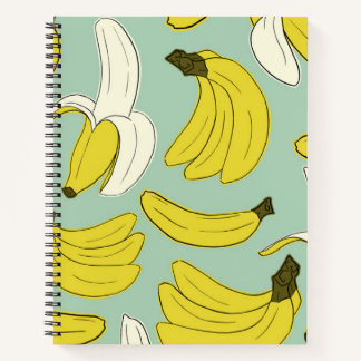 Banana Spiral Notebook Notizblock