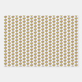 Banana Split Ice Cream Sundae Scoop Geschenkpapier Set (Vorderseite 2)