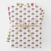 Banana Split Ice Cream Sundae Scoop Geschenkpapier Set (Beispiel)