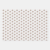 Banana Split Ice Cream Sundae Scoop Geschenkpapier Set (Vorderseite)