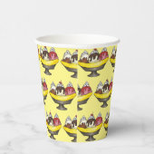 Banana Split Ice Cream Sundae Scoop Pappbecher (Rechts)