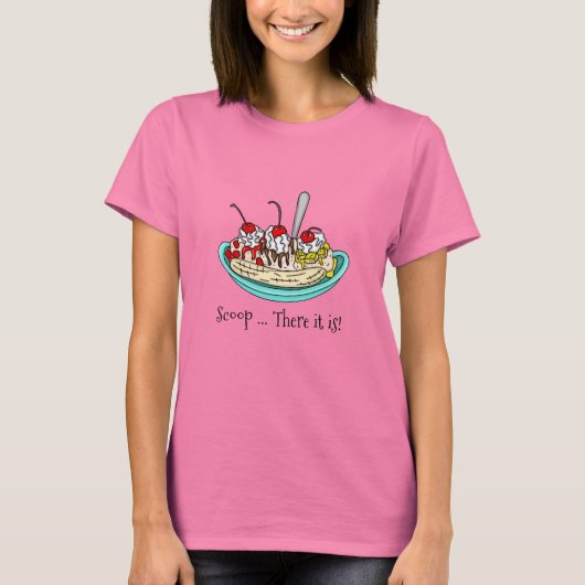 Banana Split Ice Creme Pub T-Shirt (Vorderseite)