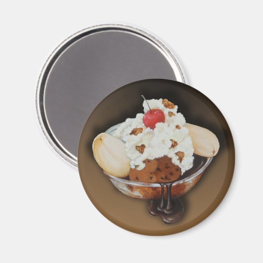 Banana Split Magnet (Vorderseite/Rückseite)