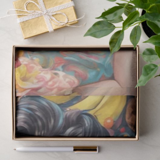 Banana Split Pinup Retro Decoupage Seidenpapier (Geschenk)