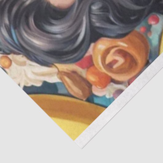 Banana Split Pinup Retro Decoupage Seidenpapier (Ausschnitt)