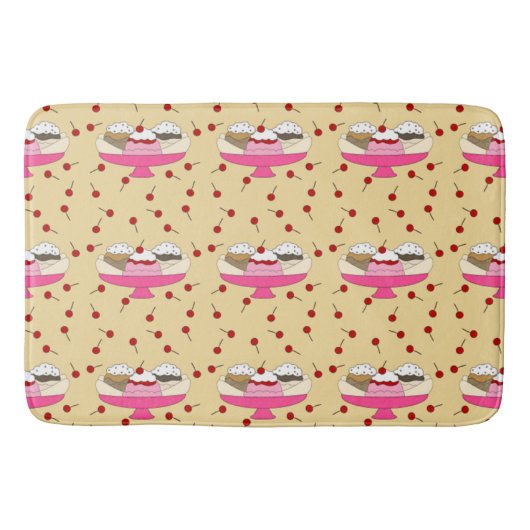 Banana Split Print Badematte (Vorderseite)