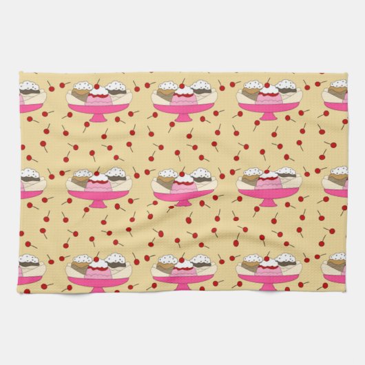 Banana Split Print Handtuch (Horizontal)