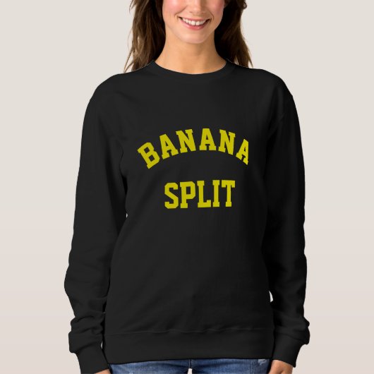 Banana-Split-Sweatshirt Sweatshirt (Vorderseite)