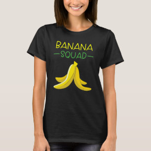 Banana Squad Cooles Obst Banana Vegan Gelbe Crew T-Shirt