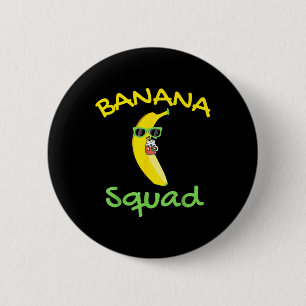 Banana Squad Food Sommerurlaub Matching Fruit L Button