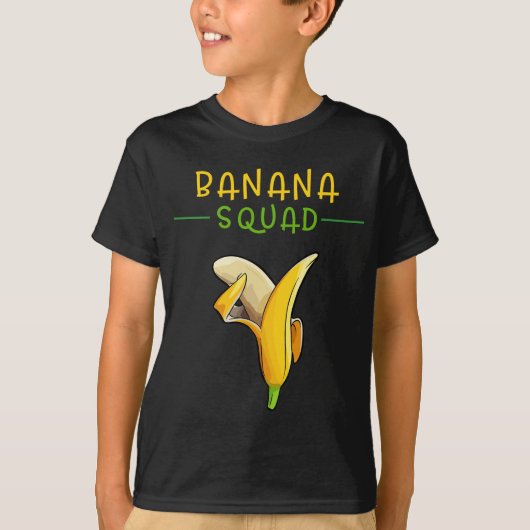 Banana Squad Funny Dabbing Banana Food & Dab T-Shi T-Shirt (Vorderseite)