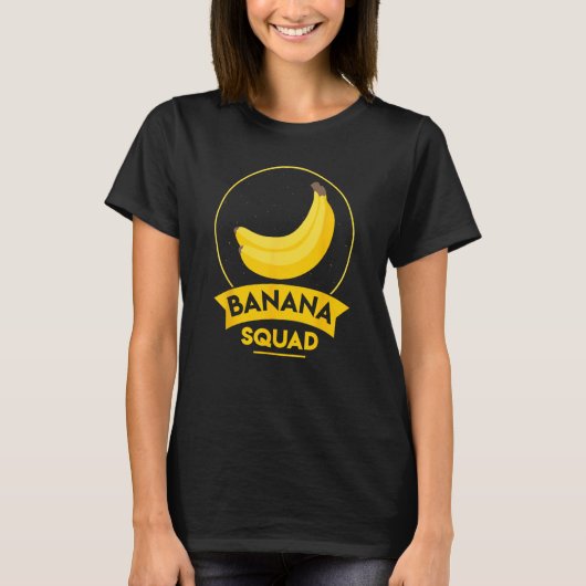 Banana Squad Funny Dabbing Banana T-Shirt (Vorderseite)