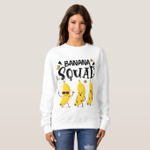 Banana Squad Sommer Funny Banana Frucht Liebhaber Sweatshirt (Vorne ganz)