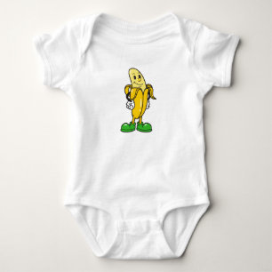 Banana stehend baby strampler