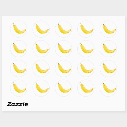Banana Stickers (Blatt)