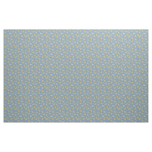 Banana Stripe Vector Muster | Classic Blue Stoff (Fat Quarter (45,7 x 55,9 cm))