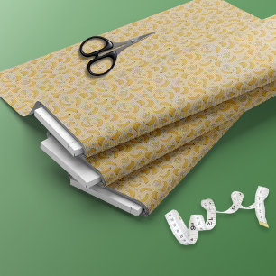 Banana Stripe Vector Muster Gelb Stoff