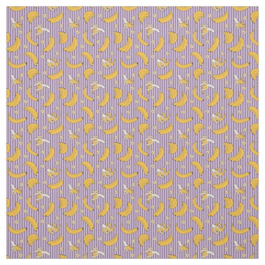 Banana Stripe Vector Muster | LILA Stoff (Muster)