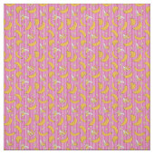 Banana Stripe Vector Muster | Magenta Stoff (Muster)
