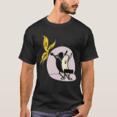 Banana Striptease Censored Funny T-Shirt (Vorderseite)