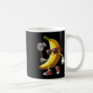 Banana Sungles Spielen Badminton Funny Frucht Spor Kaffeetasse