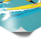 Banana Surfer 01 Fotodruck (Ecke)