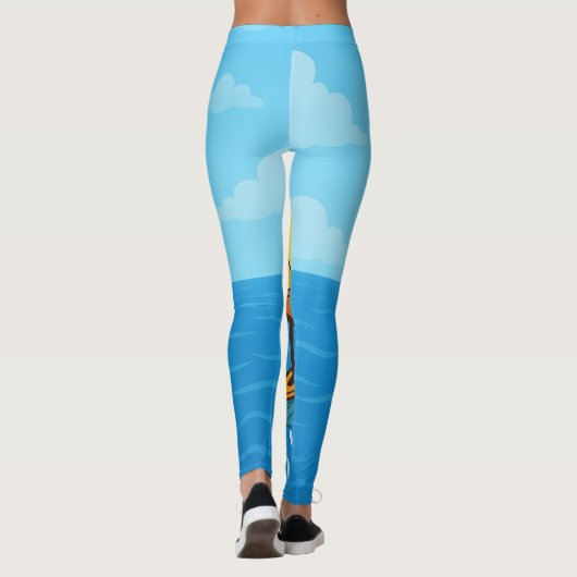 Banana Surfer Leggings (Rückseite)