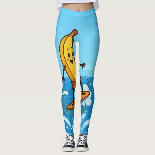 Banana Surfer Leggings (Vorderseite)