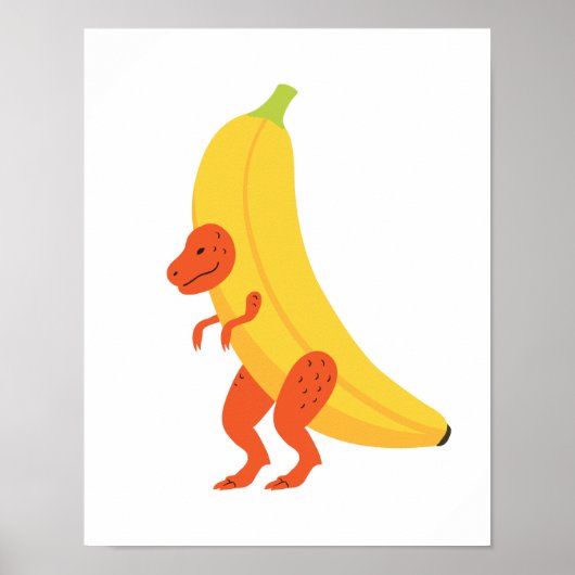Banana T Rex Poster (Vorne)