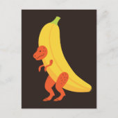 Banana T Rex Postkarte (Vorderseite)