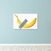 Banana Tape Parody Leinwanddruck (Insitu (Holzboden))