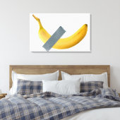 Banana Tape Parody Leinwanddruck (Insitu (Schlafzimmer))