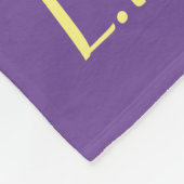 Banana Text Me Valentine lächelt Fleecedecke (Ecke)