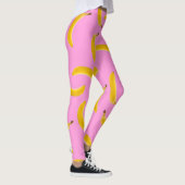Banana Textur hellrosa Leggings (Rechts)