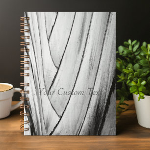 Banana Tree Bark Notebook - Anpassbarer Text Notizblock
