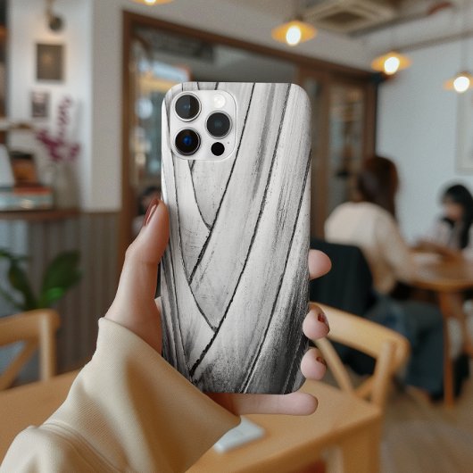 Banana Tree Bark Phone Case - Elegantes Monochrom