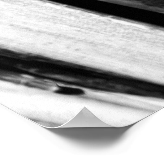 Banana Tree Bark Poster - Abstrakte einfarbige Wan (Ecke)