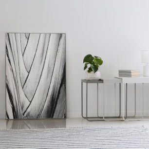 Banana Tree Bark Poster - Abstrakte einfarbige Wan