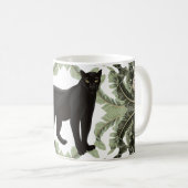 Banana Tree Cheetah Tropical Pattern Kaffeetasse (VorderseiteRechts)