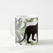 Banana Tree Cheetah Tropical Pattern Kaffeetasse (Vorderseite Links)