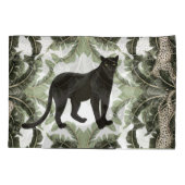 Banana Tree Cheetah Tropical Pattern Kissenbezug (Rückseite)