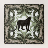 Banana Tree Cheetah Tropical Pattern Puzzle (Vertikal)