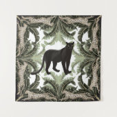 Banana Tree Cheetah Tropical Pattern Wandteppich (Vorderseite)