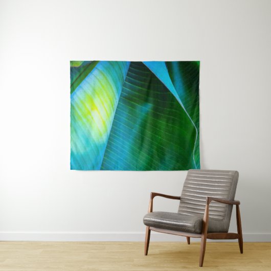 Banana Tree Closeup Wandteppich (Beispiel (Horizontal))
