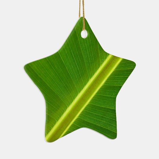 Banana Tree Leaf Keramik Ornament (Rechts)