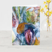 banana tree print karte (Gelbe Blume)