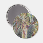 Banana Trees Magnet (Vorderseite/Rückseite)